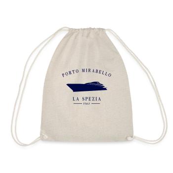 Porto Mirabello Marina La Spezia Yacht Club Italy - Drawstring Bag - nature - Front