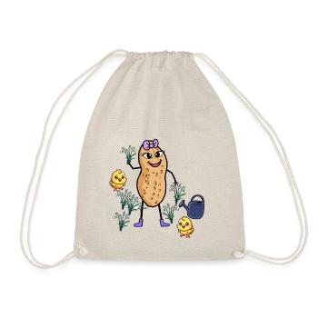 Peanut Spring Easter Chick Snowdrop - Drawstring Bag - nature - Front