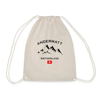 Station de ski d’Andermatt Alpes suisses Ski souvenir - Sac de sport léger - nature - Devant
