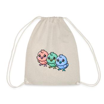 Baby Kind Kinder Küken Ostern Kleinkinder Huhn - Turnbeutel - Natur - Vorne