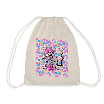 Printemps Eté Jardin Rat Enfants Enfant Années 80 90 - Sac de sport léger - nature - Devant