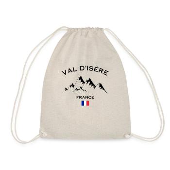 Skigebiet Val D'Isère Französische Alpen Souvenir - Turnbeutel - Natur - Vorne