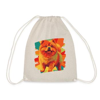 Chow Chow - Turnbeutel - Natur - Vorne