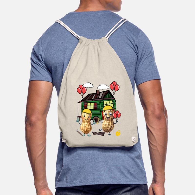 Peanuts Constructeur de maison Constructeur Remorque de construction Maison propre Maison Sac de sport léger