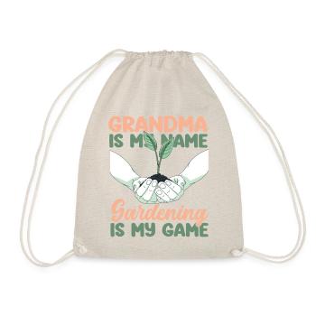 Plant Lover Gardening Grandma - Turnbeutel - Natur - Vorne