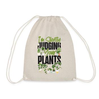 Amateur de plantes Jardinage Je suis silencieux - Sac de sport léger - nature - Devant
