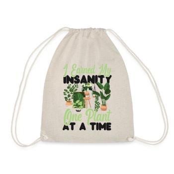 Plant Lover Gardening I Earned My - Turnbeutel - Natur - Vorne