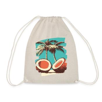 Kokosnuss Noix de - Sac de sport léger - nature - Devant