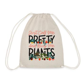 Amateur de plantes jardinière Fille juste - Sac de sport léger - nature - Devant