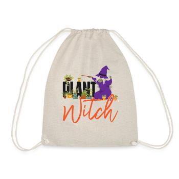 Plant Lover Gardening Halloween - Drawstring Bag - nature - Front