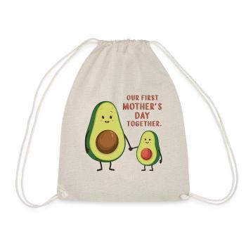 Jolie famille d’avocats pour la fête des mères - Sac de sport léger - nature - Devant