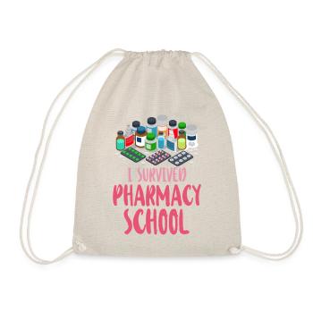 Pharmacy Tech Technician - Drawstring Bag - nature - Front