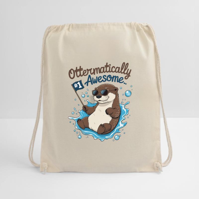 Cool comme une loutre – Funny Otter Sac de sport léger
