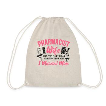 Pharmacy Tech Technician - Drawstring Bag - nature - Front