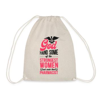 Pharmacy Tech Technician - Drawstring Bag - nature - Front