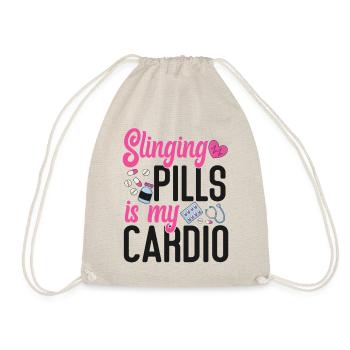 Pharmacy Tech Technician - Drawstring Bag - nature - Front