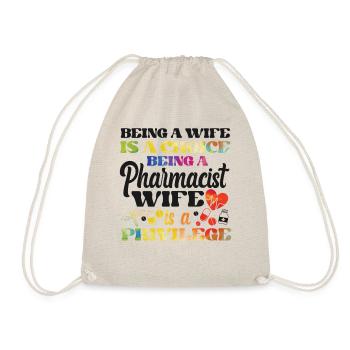 Pharmacy Tech Technician - Drawstring Bag - nature - Front