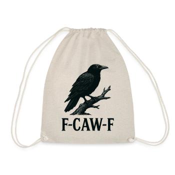 Corbeau sarcastique – F-CAW-F Statement Art - Sac de sport léger - nature - Devant
