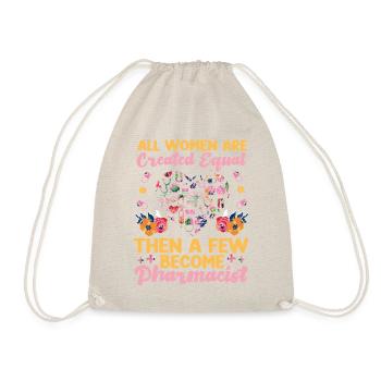 Pharmacy Tech Technician - Drawstring Bag - nature - Front