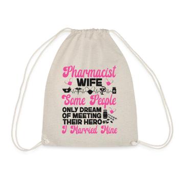 Pharmacy Tech Technician - Drawstring Bag - nature - Front