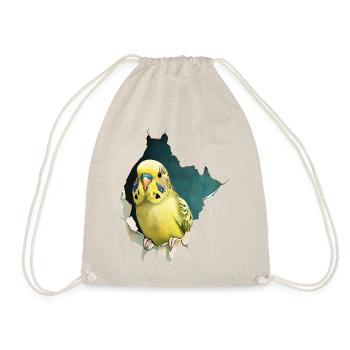 Perruche ondulée - Sac de sport léger - nature - Devant