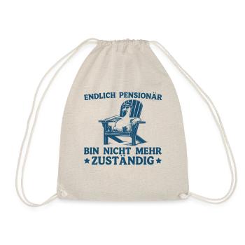 Pensioner Gift Am No Longer Responsible Goose - Drawstring Bag - nature - Front
