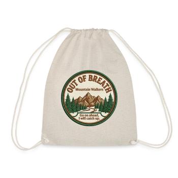 Hiking - Mountain Walkers - Drawstring Bag - nature - Front
