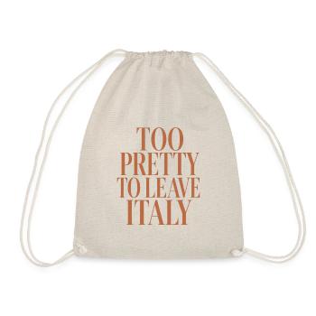 Süßes italienisches Sommerferien-T-Shirt - Turnbeutel - Natur - Vorne