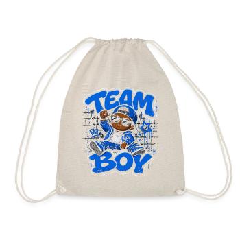 Team Boy Révélation Genre Garçon Bébé Cadeau - Sac de sport léger - nature - Devant