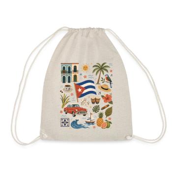 Cuba | Classic cars, music & the Caribbean - Drawstring Bag - nature - Front