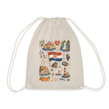 Croatia | Adriatic, Islands & Joie de vivre - Drawstring Bag - nature - Front