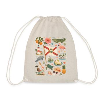 Florida | Sun, Coast & Tropics - Drawstring Bag - nature - Front