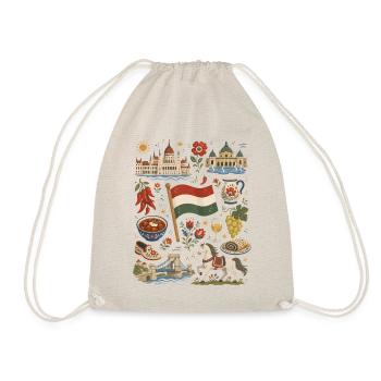 Hungary | Budapest, Puszta & Enjoyment - Drawstring Bag - nature - Front