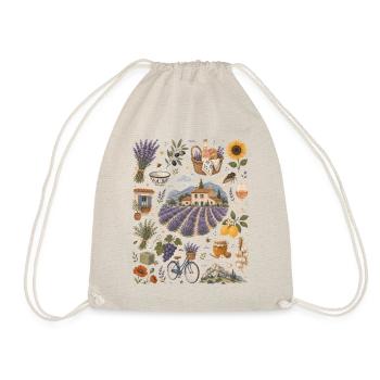 Provence | Lavender, indulgence & the South of France - Drawstring Bag - nature - Front