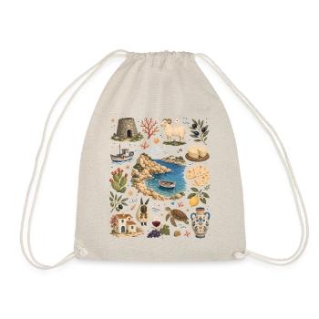 Sardinia | Coast, Nuraghi & Pleasure - Drawstring Bag - nature - Front