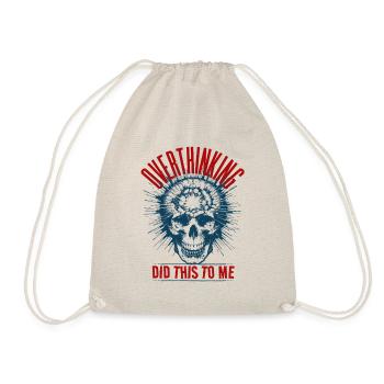 Overthinking - Drawstring Bag - nature - Front