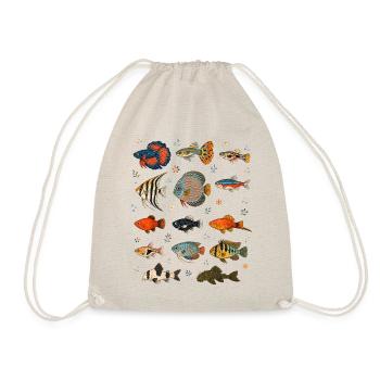 Tropische Fische | Aquarium & Zierfische - Turnbeutel - Natur - Vorne