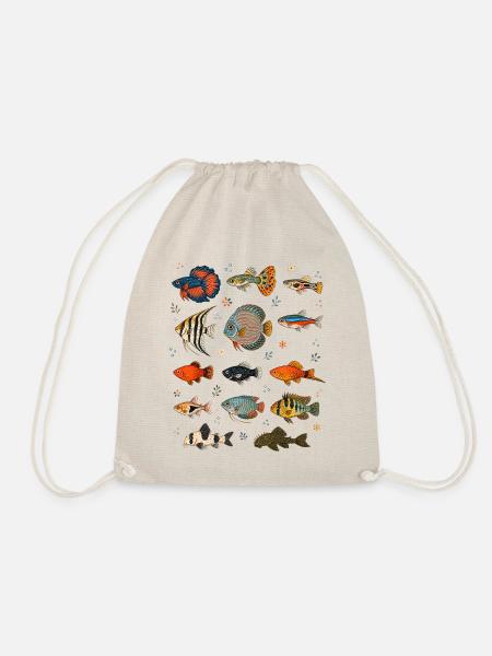 Tropische Fische | Aquarium & Zierfische - Turnbeutel - Natur