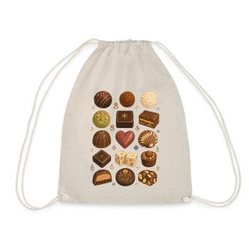 Pralinen | Schokolade & Confiserie - Turnbeutel - Natur - Vorne