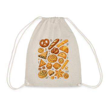 Herzhaftes Gebäck | Backen & Bäckerei - Turnbeutel - Natur - Vorne