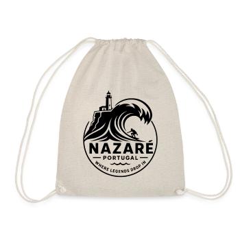 Nazaré Big Wave - Turnbeutel - Natur - Vorne
