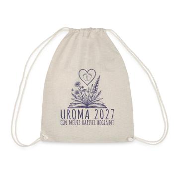 Werdende Uroma 2027 Neues Kapitel beginnt - Turnbeutel - Natur - Vorne