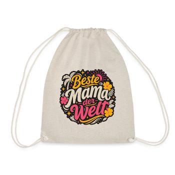 Beste Mama der Welt - Turnbeutel - Natur - Vorne