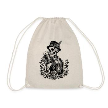 Bayerischer Totenkopf - Turnbeutel - Natur - Vorne