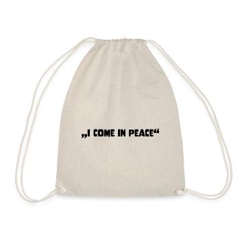Galaxy Science Space Lover I Come In Peace - Turnbeutel - Natur - Vorne