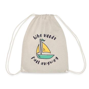 Voilier - Qui a besoin d’essence - Sac de sport léger - nature - Devant