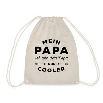 Vatertag mein Papa - Turnbeutel - Natur - Vorne