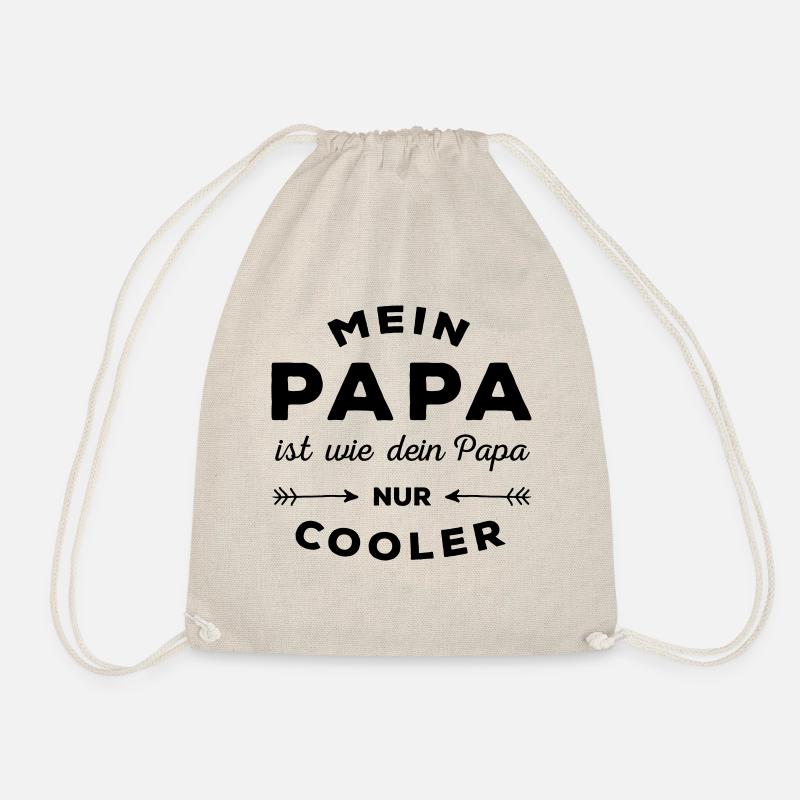 Vatertag mein Papa - Turnbeutel - Natur