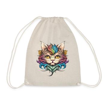 Coole Katze - Turnbeutel - Natur - Vorne