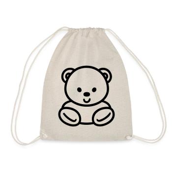 Teddy Bear - Drawstring Bag - nature - Front